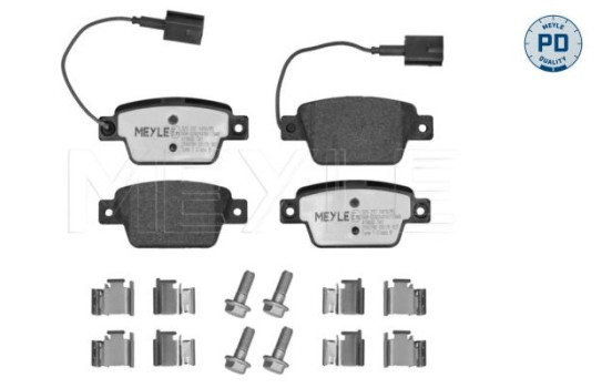 Brake pad set, disc brake 025 237 1415/PD Meyle