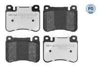 Brake pad set, disc brake 025 239 4516/PD Meyle