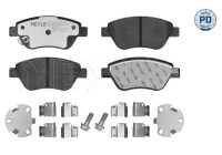 Brake pad set, disc brake 025 239 8217/PD Meyle