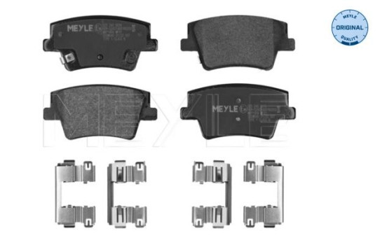 Brake pad set, disc brake 025 240 0016 Meyle, Image 2