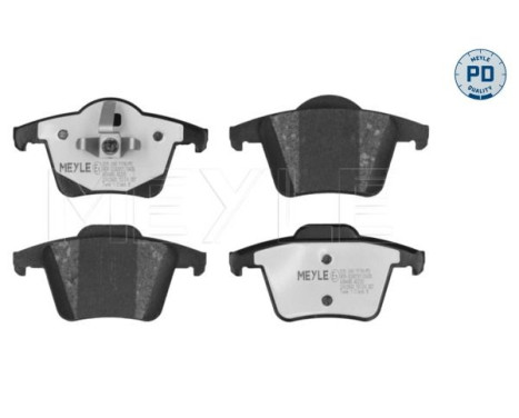 Brake pad set, disc brake 025 240 1118/PD Meyle