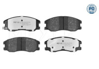 Brake pad set, disc brake 025 245 1016/PD Meyle