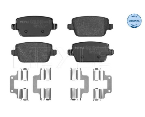 Brake pad set, disc brake 025 245 3716 Meyle, Image 2