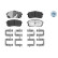 Brake pad set, disc brake 025 245 5915/PD Meyle