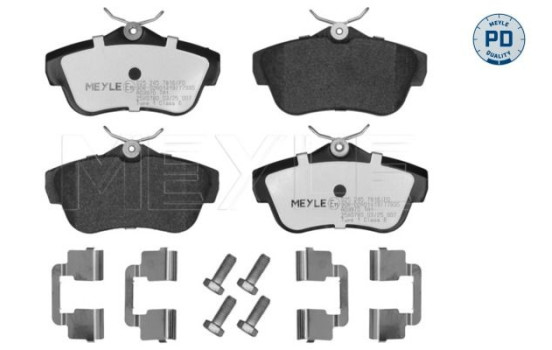Brake pad set, disc brake 025 245 7816/PD Meyle