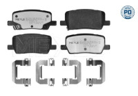 Brake pad set, disc brake 025 246 9616/PD Meyle