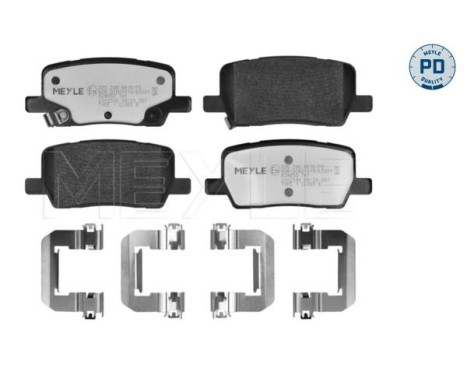 Brake pad set, disc brake 025 246 9616/PD Meyle