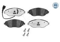 Brake pad set, disc brake 025 247 3820/PD Meyle