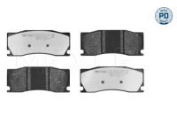 Brake pad set, disc brake 025 248 5017/PD Meyle