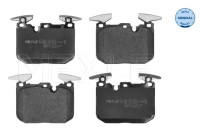 Brake pad set, disc brake 025 250 2817 Meyle