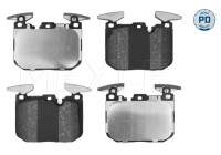 Brake pad set, disc brake 025 250 2817/PD Meyle