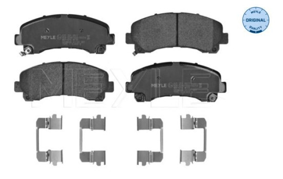 Brake pad set, disc brake 025 251 4917 Meyle