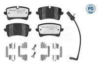 Brake pad set, disc brake 025 252 1417/PD Meyle