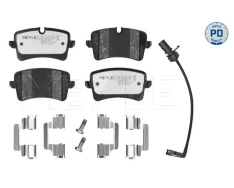 Brake pad set, disc brake 025 252 1417/PD Meyle