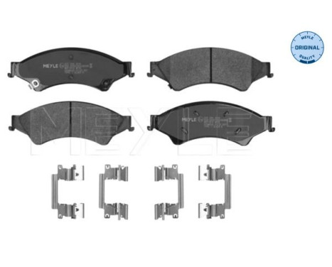 Brake pad set, disc brake 025 256 3216 Meyle