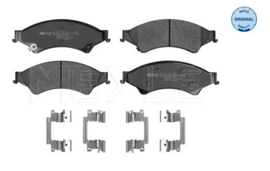 Brake pad set, disc brake 025 256 3216 Meyle