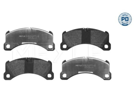 Brake pad set, disc brake 025 257 0116/PD Meyle