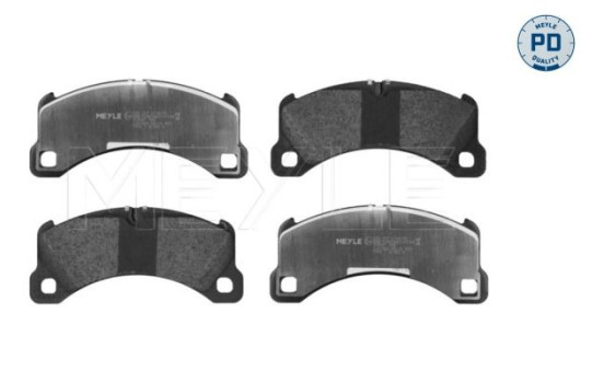 Brake pad set, disc brake 025 257 0116/PD Meyle