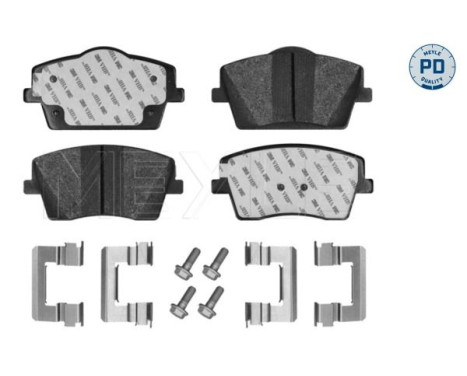 Brake pad set, disc brake 025 261 2618/PD Meyle