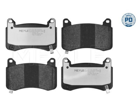 Brake pad set, disc brake 025 261 5216/PD Meyle