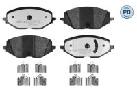 Brake pad set, disc brake 025 261 6920/PD Meyle