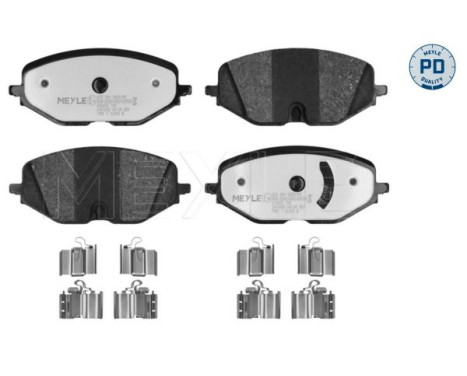 Brake pad set, disc brake 025 261 6920/PD Meyle