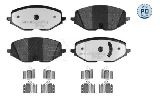 Brake pad set, disc brake 025 261 6920/PD Meyle