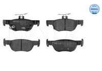 Brake pad set, disc brake 025 261 7415 Meyle