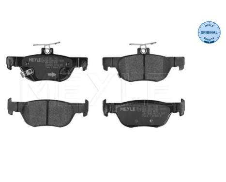 Brake pad set, disc brake 025 261 7415 Meyle