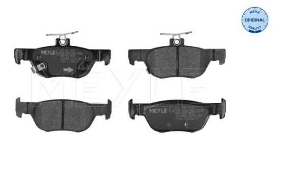 Brake pad set, disc brake 025 261 7415 Meyle