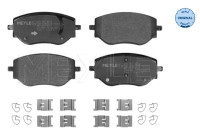 Brake pad set, disc brake 025 261 8818 Meyle