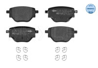 Brake pad set, disc brake 025 261 9518 Meyle