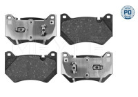 Brake pad set, disc brake 025 261 9616/PD Meyle