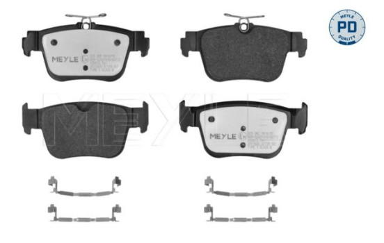 Brake pad set, disc brake 025 262 0616/PD Meyle