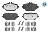 Brake pad set, disc brake 025 262 1519/PD Meyle