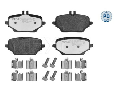 Brake pad set, disc brake 025 262 1519/PD Meyle