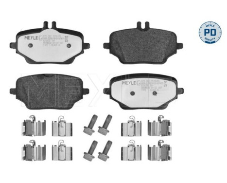 Brake pad set, disc brake 025 262 1519/PD Meyle