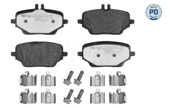 Brake pad set, disc brake 025 262 1519/PD Meyle