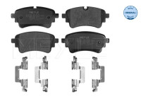 Brake pad set, disc brake 025 262 6518 Meyle
