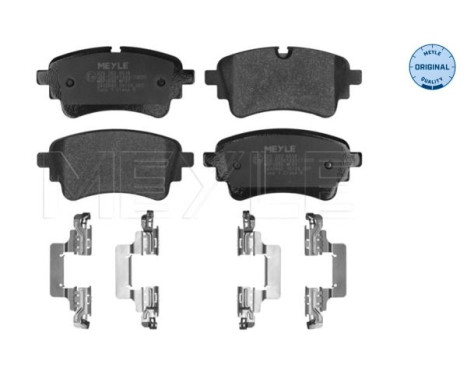 Brake pad set, disc brake 025 262 6518 Meyle