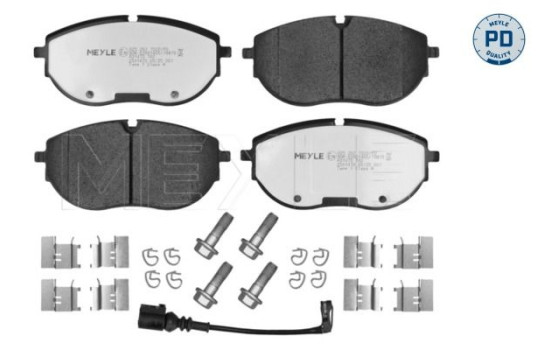 Brake pad set, disc brake 025 262 7020/PD Meyle