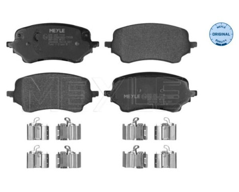 Brake pad set, disc brake 025 262 7118 Meyle