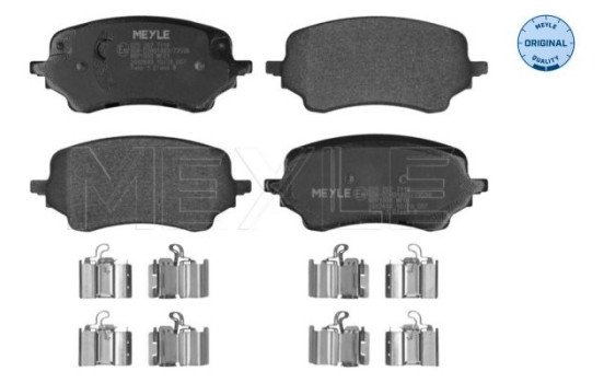 Brake pad set, disc brake 025 262 7118 Meyle