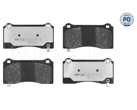Brake pad set, disc brake 025 262 7516/PD Meyle