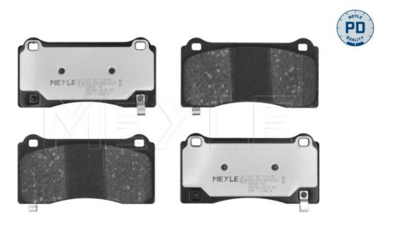 Brake pad set, disc brake 025 262 7516/PD Meyle