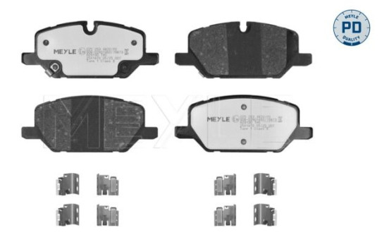 Brake pad set, disc brake 025 263 4820/PD Meyle