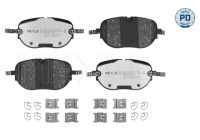 Brake pad set, disc brake 025 264 0815/PD Meyle
