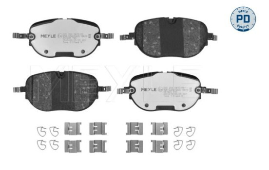 Brake pad set, disc brake 025 264 0815/PD Meyle