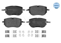 Brake pad set, disc brake 025 264 1616 Meyle
