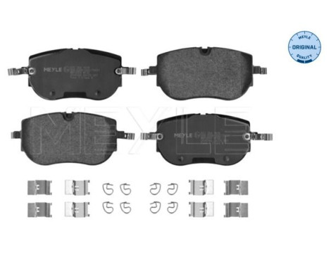 Brake pad set, disc brake 025 264 1616 Meyle